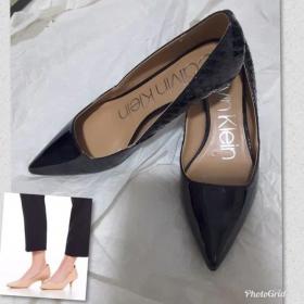 ขาย Calvin Klein Patent leather black shoe  แท้ size6