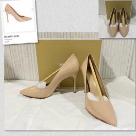 michale lors claire pump patent leather light brown แท้ size 6.5m