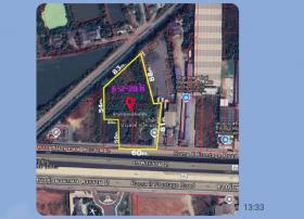 ที่ดินเปล่า ติดถนนพระราม2 เนื้อที่ 6-2-29 ไร่ อ.เมือง จ.สมุทรสาคร