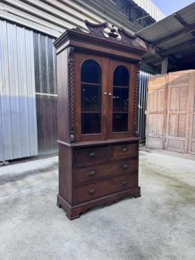 ตู้หัวบัวข้างเกลียวเชือกกระจังยุโรปสามถอด