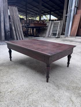 ตั่งวางพระบูชาขากลึงไม้สักงานเก่าไม้สักทั้งตัว