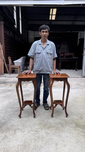 กี๋ไม้พยูงคู่งานไม้พยูงแท้มาเป็นคู่