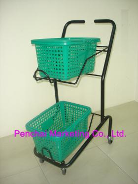 รถเข็นตะกร้า 2 ชั้น รุ่น II, 2 Baskets Shopping Cart II