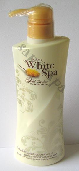 Mistine โลชั่น มิสทิน ไวท์สปา โกลด์ คาเวียร์ Whitespa Gold Caviar ขนาด 400 มล.