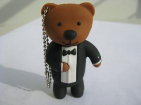 ฺBear in Tuxedo Flash Drive 4 GB