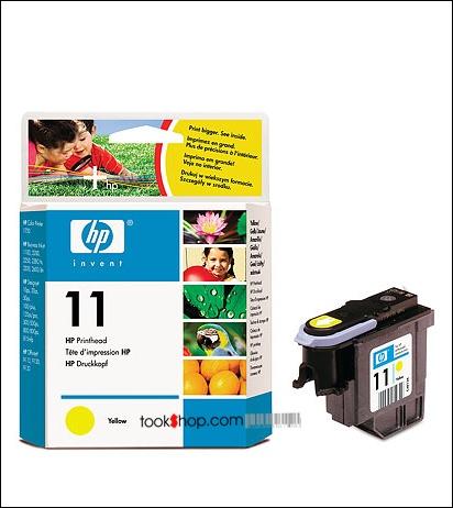 Original HP 11, C4838A Yellow Ink Cartridge 1,830 Page Yield