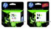 ขาย HP 74XL+75XL ชุดประหยัด