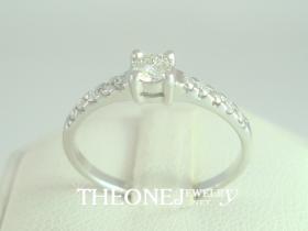 แหวนเพชร แหวน แต่งงาน แหวนหมั้น น้ำหนักเพชร 0.25 กะรัต Color 98
