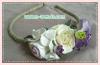 NT002 ที่คาดผมวินเทจ ปูเก้โทนม่วง