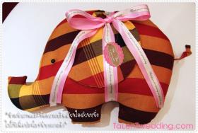 หมอนช้าง SIZE L : sunny plaid