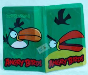 ปกPassport ลายการ์ตูน Angry Birds- Green Bird 