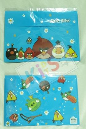 ซองพลาสติกใส่เอกสาร ลายการ์ตูน Angry Birds