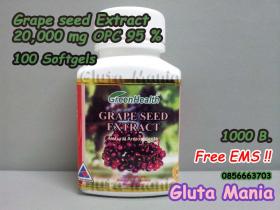 Grape seed Extract 20,000mg (เมล็ดองุ่น)