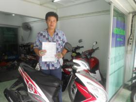 xxxขายแล้ว มีโอ125rr สีแดงขาว ไมล์3000 โล 