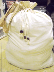 A25 ถุงผ้าดิบกระสอบ 24x34" 100%cotton หนา 11 lb.