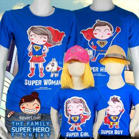 เสื้อครอบครัว Super Hero จาก 4everLove
