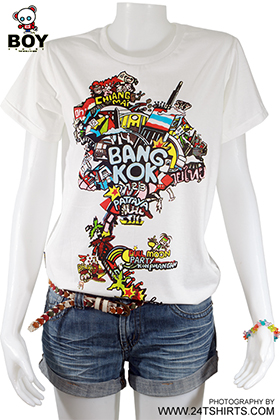 เสื้อยืด BOYTSHIRT Map of Thailand