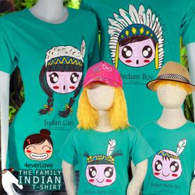 เสื้อครอบครัว Indian (อินเดียนแดง) จาก 4everLove