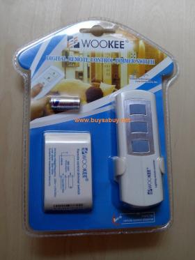 รีโมทควบคุมไฟหรี่ ยี่ห้อ Wookee ราคา 600 บาท