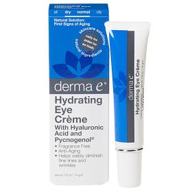 ครีมบำรุงผิวรอบดวงตา Derma E, Hyaluronic & Pycnogenol Eye Creme