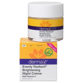 ครีมบำรุงผิวกลางคืน  Derma E, Evenly Radiant® Brightening Night Crème