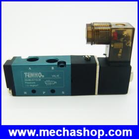 โซลินอยด์วาล์ว ปิดเปิดลม Solenoid Air Valve 5port 2position TENHO 4V110-06 DC 12V