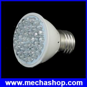 LED ปลูกดอกไม้ ต้นไม้ ปลูกพืช E27 3W 24Red:14Blue 38 LEDs Grow Light for Flowering Plant and hydroponics system