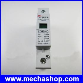 อุปกรณ์ป้องกันฟ้าผ่า ป้องกันไฟกระชาก 20-40KA Din Rail Surge Protection Lightning Arrester