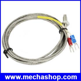 เทอร์โมคับเปิล เซนเซอร์เครื่องวัดอุณหภูมิ เซนเซอร์วัดอุณหภูมิ K Type Thermocouple 400°C  (cable 2m)