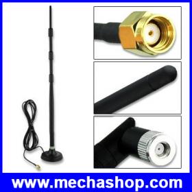 เสาขยายสัญญาณ เราท์เตอร์โมเด็ม Wireless 16dBi WIFI Booster Wireless Antenna RP-SMA & Magnetic Base