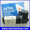 โซลินอยด์วาล์ว ปิดเปิดลม AirTAC 5 Port 2 Position Single Solenoid Valve Model 4V110-06