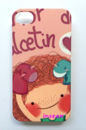 - เคส iPhone 4/4s ลายการ์ตูนผู้หญิง