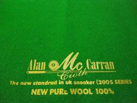 ผ้าสักหลาดโต๊ะสนุ๊ก  6x12 พร้อมผ้าชิ่ง ยี่ห้อ Mccarran เนื้อผ้า 100%