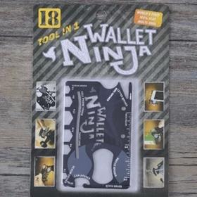 wallet ninja  (card multi tool 18 in 1)