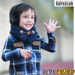 ผ้าพันคอวินนี่ RAPAclub สีน้ำเงินเข้ม