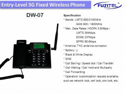 โทรศัพท์ไร้สาย Fujitel DW-07 ราคา 2,900 บาท