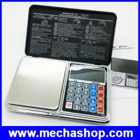 ขาย DIGITAL SCALE เครื่องชั่งดิจิตอล เครื่องชั่งพกพา Pocket Scale 500g ความละเอียด 0.01 New Design! 6IN1 Mini Digital Scale Calculator Clock Thermometer LCD Weighing(BAL089)