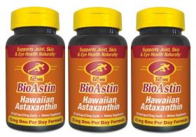 Astaxanthin (BioAstin), 12 mg, 50 เม็ด (แพ็ค 3 ขวด ถูกที่สุด!)