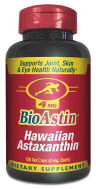 Astaxanthin (BioAstin) 4 mg, 120 เม็ด
