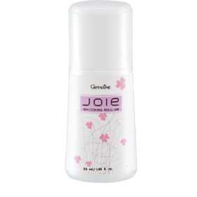 Giffarine Joie Whitening Roll-on 50 ml. กิฟฟารีน ยัว ไวท์เทนนิ่ง โรลออน โรลออนระงับกลิ่นกาย ช่วยให้ผิวใต้วงแขนขาวเนียนและลดปริมาณเหงื่อเพื่อใต้วงแขนที่แห้งสบาย  สะอาดสดชื่น