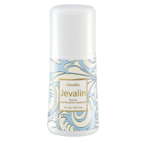 Jevalin Roll-On Anti-Perspirant Deoadorant กิฟฟารีน โรลออนระงับกลิ่นกาย เจวาลิน ช่วยลดปริมาณเหงื่อเพื่อใต้วงแขนที่แห้งสบาย สะอาดสดชื่น