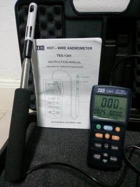 TES 1341 HOT-WIRE ANEMOMETER