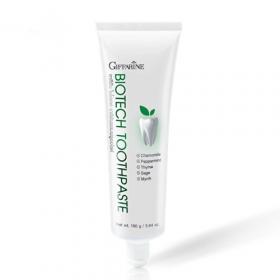 Giffarine Bio Tech Toothpaste 160 g. ยาสีฟันกิฟฟารีน ไบโอเทค ยาสีฟันสมุนไพร ผสมฟลูออไรด์ ป้องกันฟันผุ ลมหายใจสะอาด สดชื่น