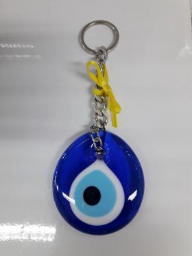 พวงกุญแจ evil eye ดวงตานำโชค(ขนาดใหญ่)