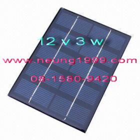 3W Solar Panel, Suitable for 12V DC Applications