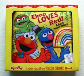 หนังสือผ้า ELMO LOVE RED