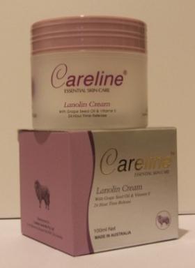 ครีมรกแกะ Careline Lanolin Cream With Grape Seed oil & Vitamin E 