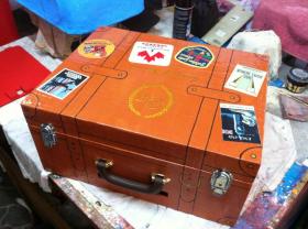 ขาย cj hamdmade luggage wedding box