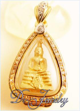 C032 - กรอบพระหลวงพ่อโสธร ล้อมเพชร