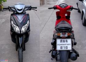 (ขายแล้วคับ) mio125 cc ลายGT แดง-ดำ คับ
